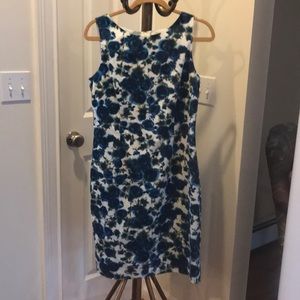 Ann Taylor fully lined cotton dress.